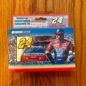 Jeff Gordon #24 NASCAR 2000 Limited Edition Collectible Tin with Playing Cards
